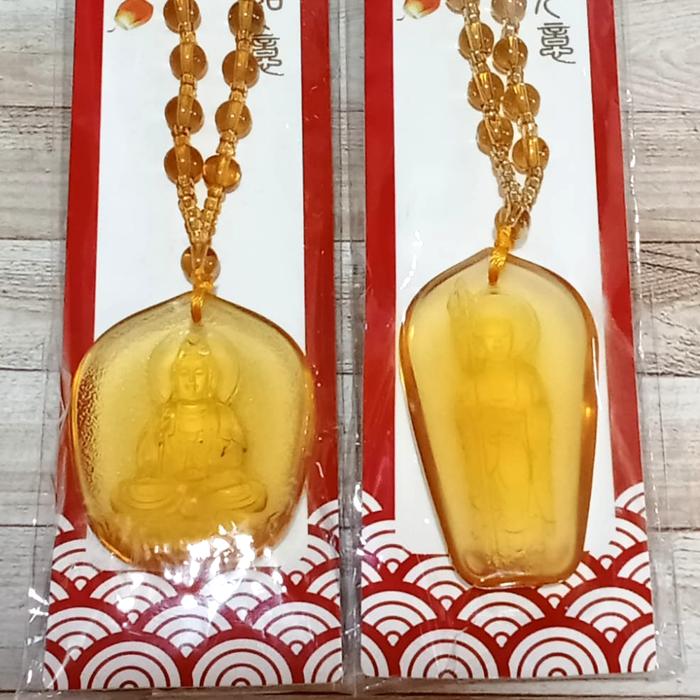 Kalung Liontin Ksitigarbha dan Avalokitesvara Bodhisattva LiuLi