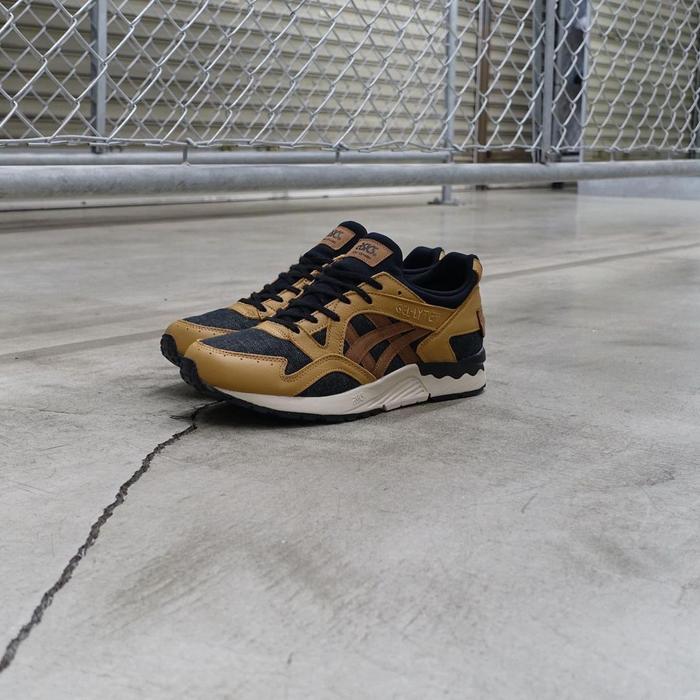 Asics Gel-Lyte V Patchwork Black/Brown 100% authentic