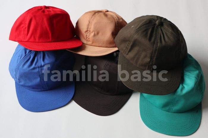 SIX PANEL POLOS CANVAS VINTAGE MERAH.BLUE.BLACK.ARMY.TOPI SNAPBACK POL