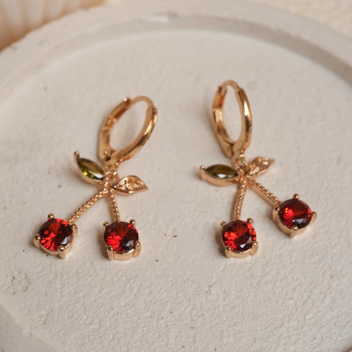 Red Cherry Earring