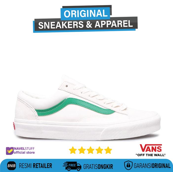 VANS Old Skool Style 36 Marsmallow Jolly Green Original BNIB(PT.Navya)