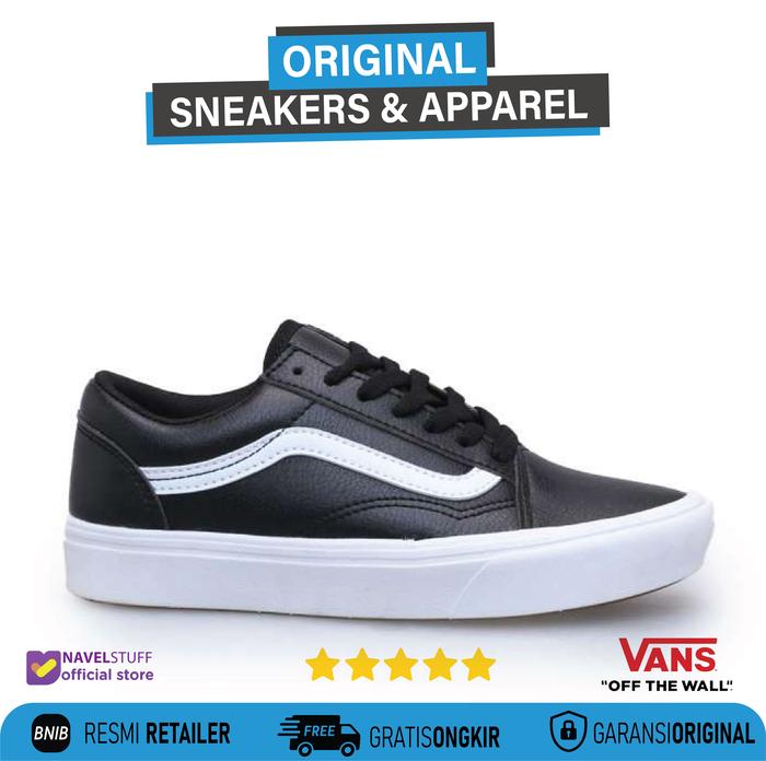 VANS Old Skool Comfycush (Classic Tumble) Black White Original BNIB