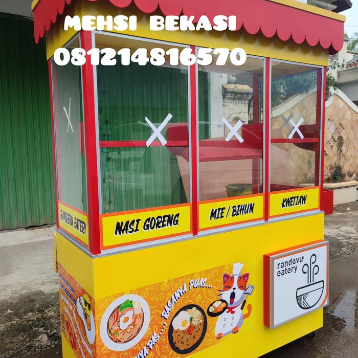 Gerobak nasi goreng mie goreng kekinian, Gerobak makanan