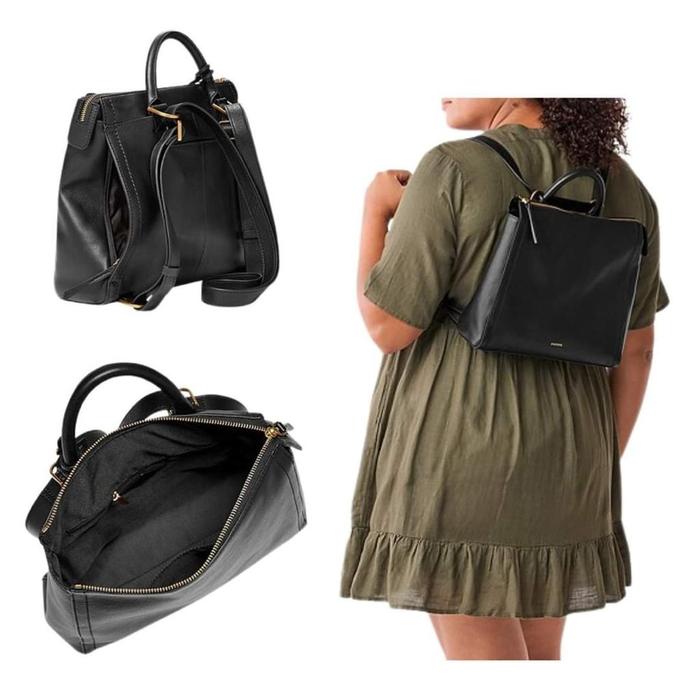 Fossil Parker Backpack Small Black
