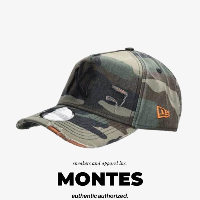 Topi New Era Original 9Forty Cotton Damage Camo 940 New York Yankee