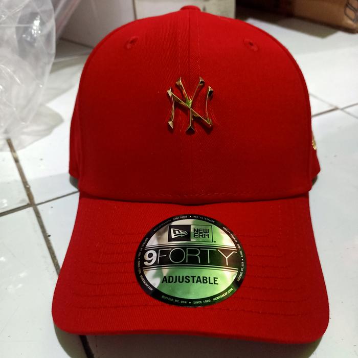 Topi New Era Original Metal Badge Chines New Year RED (ck)