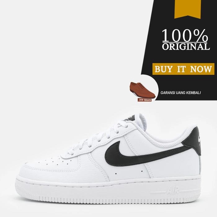 Sepatu Nike Air Force 1 - White/Black Art. Code : DD8959-103