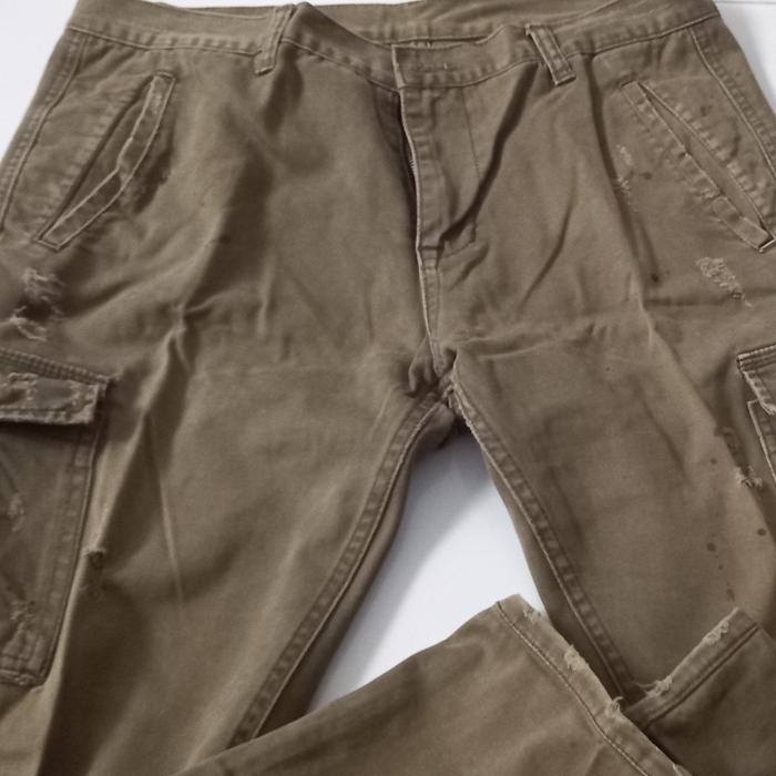 celana panjang cargo ripped second original