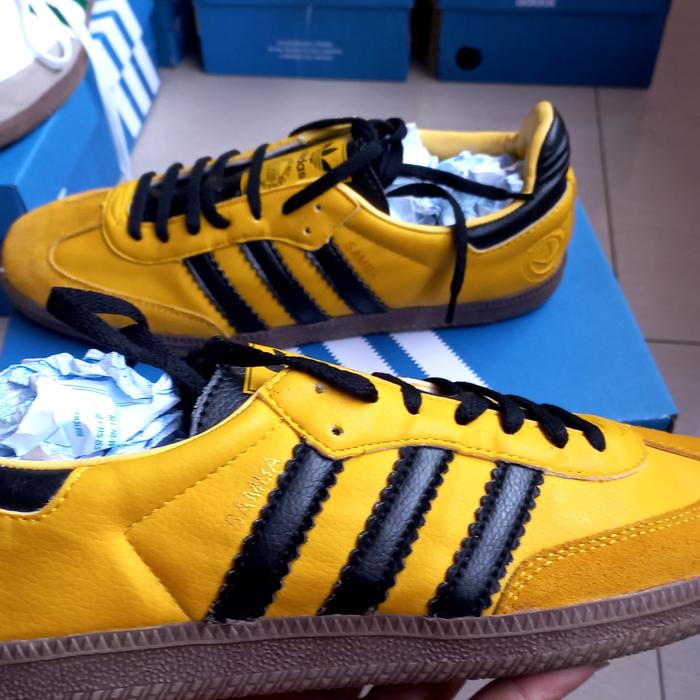 adidas samba vegan yellow hitam