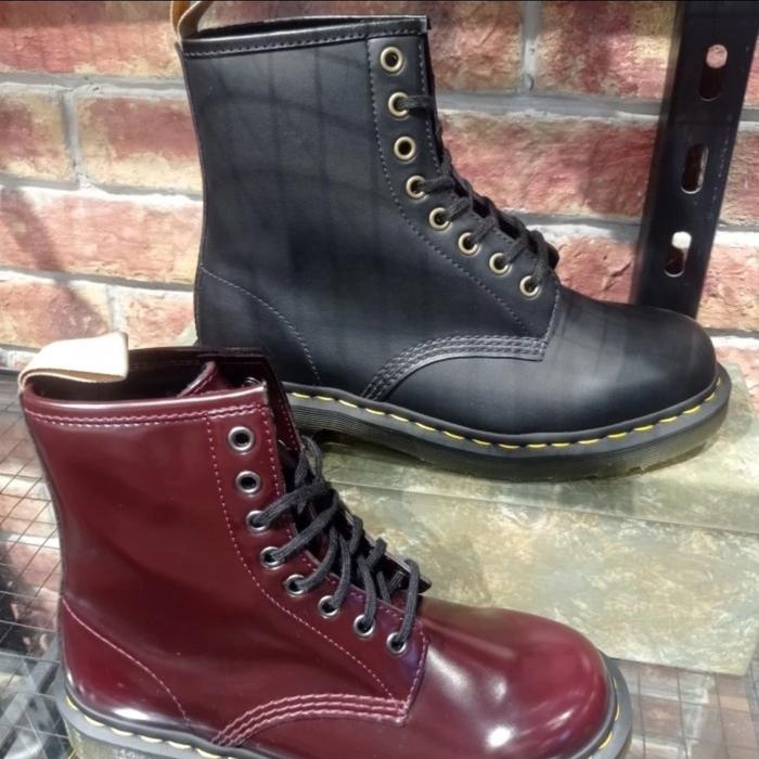 SALE!!! DOCMART DR MARTENS 1460 VEGAN BLACK SIZE 36 - 45 NEW ORIGINAL