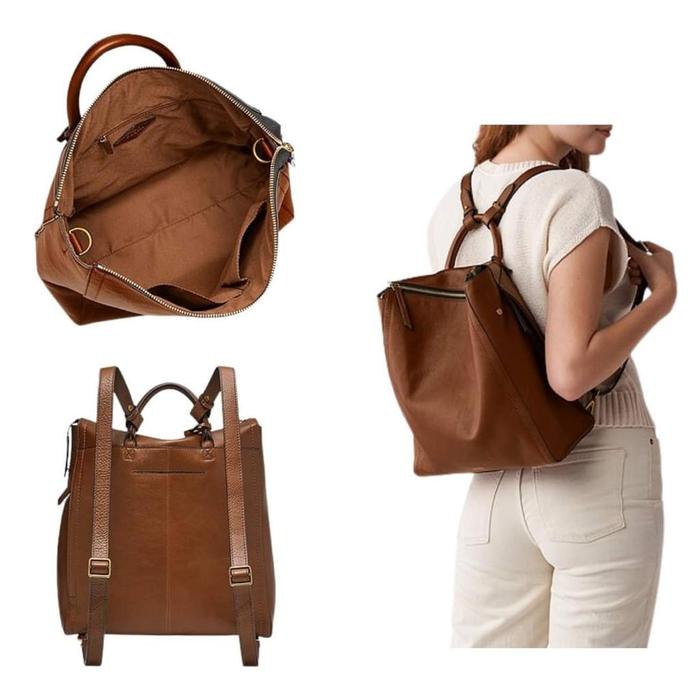 Fossil Parker Large Backpack Brown