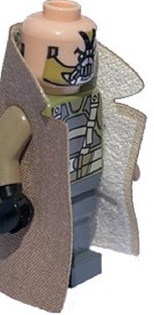 Lego Bane Batman Trench coat Cape Double side