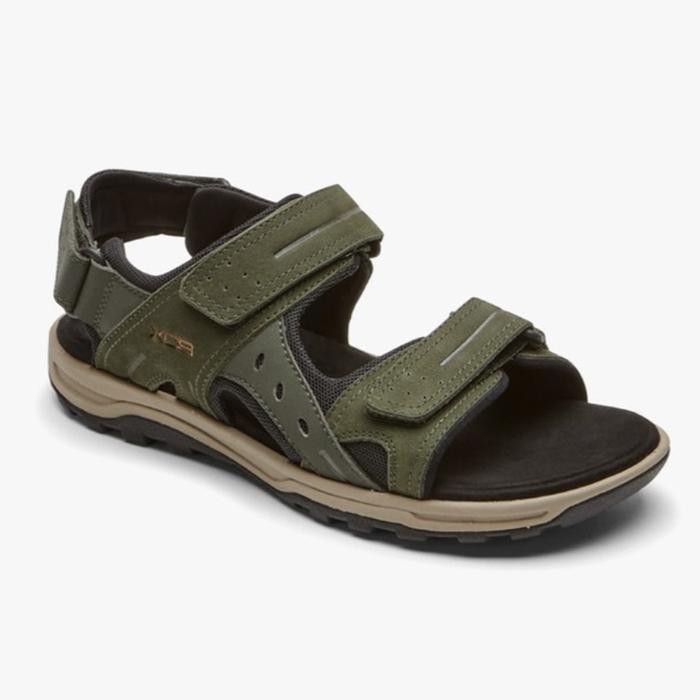 ROCKPORT XCS Trail Technique Adjustable Sandal Olive Green ORIGINAL