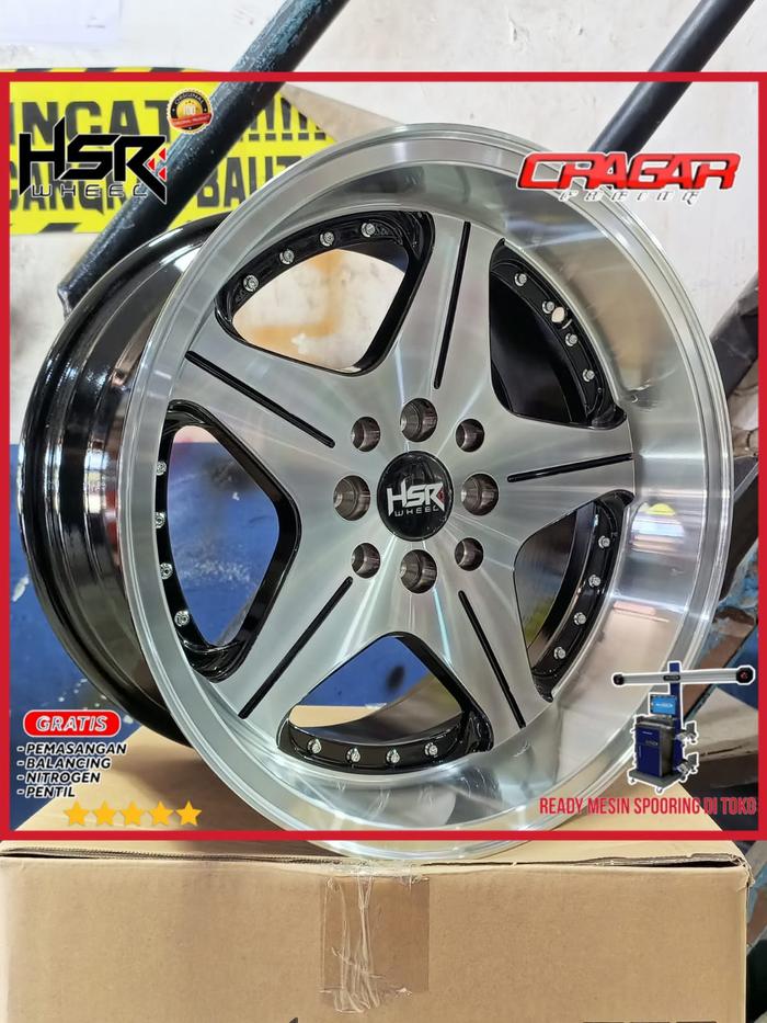 VELG MOBIL CELONG AVANZA DAN BRIO RING 15 LUBANG 5 ANAMBAS HSR ORIGNAL