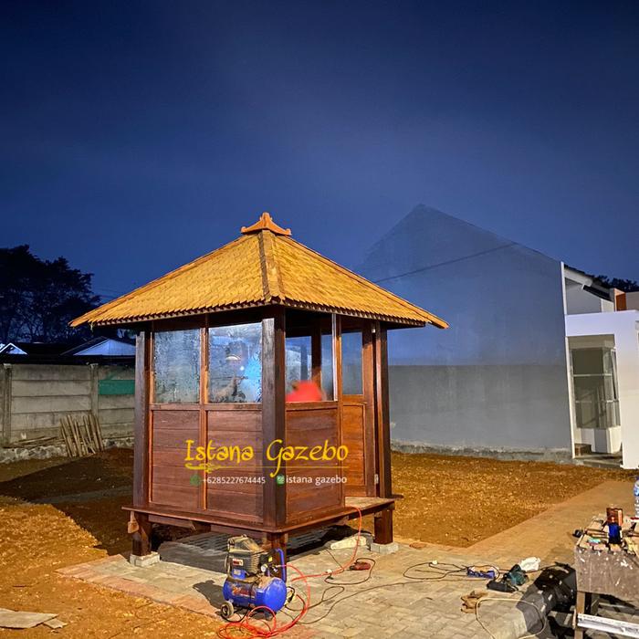 Gazebo satpam 2x2