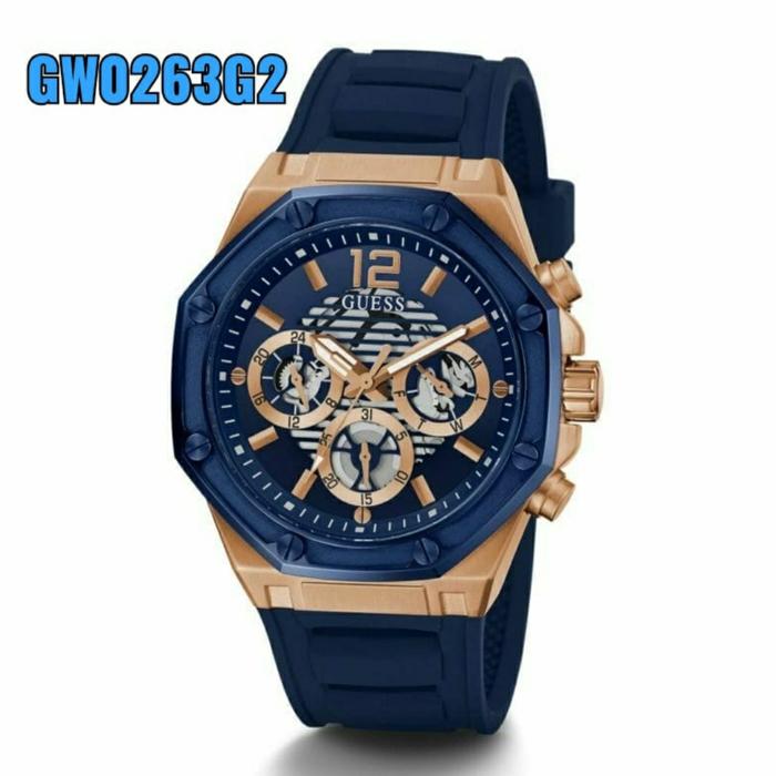 Jam Tangan Pria Guess GW0263G1 GW0263G2 GW0263G3 Original 43mm Fullset
