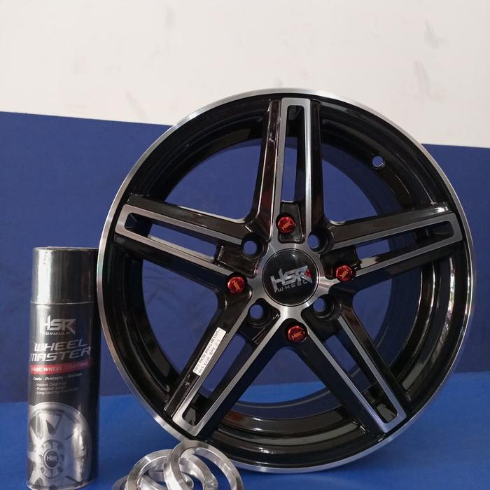 velg hsr ne5 R16 hole 4×100 dan 4×114,3 untuk Brio, Avanza, jazz dll