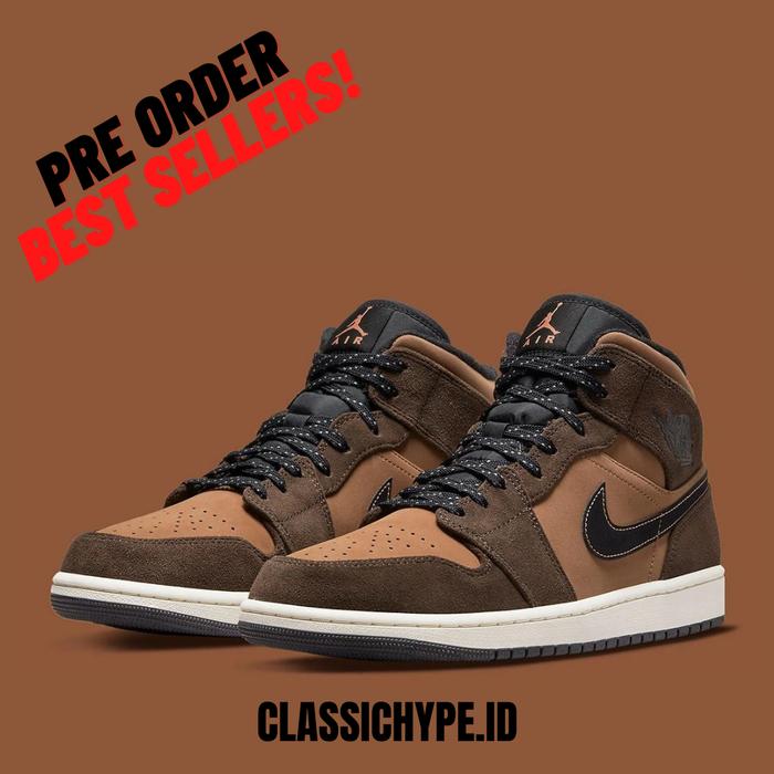 AIR JORDAN 1 MID SE DARK CHOCOLATE