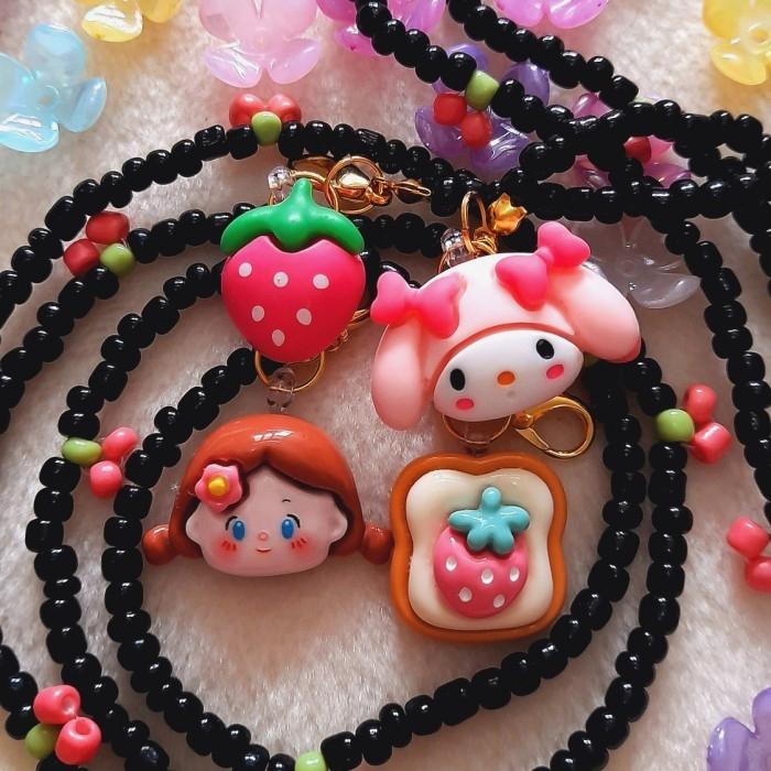 Mask strap Strawberry Sanrio Cute Girl