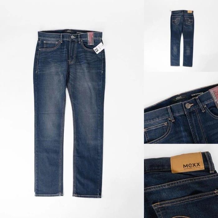 MEXX CELANA JEANS SLIM STRAIGHT ORI/LONG PANTS BRANDED/CELANA EXPORT