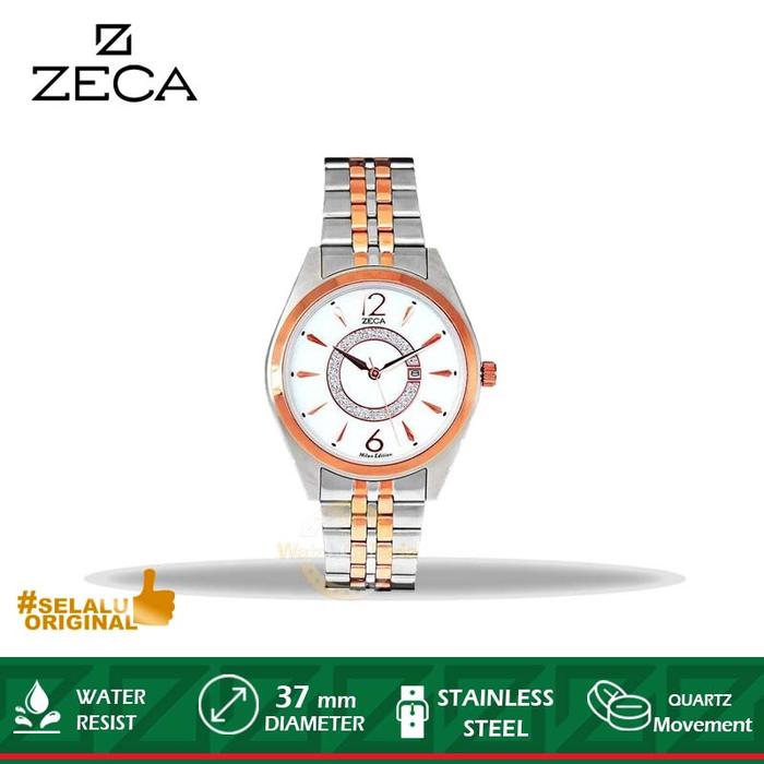 Jam Tangan Wanita ZECA 1003LB.H.D.RG7 Original Murah