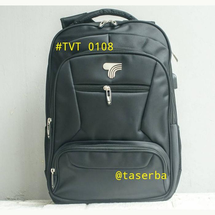 Tas Laptop Backpack Travel Time Original TVT 0108 Ransel Sekolah Kerja
