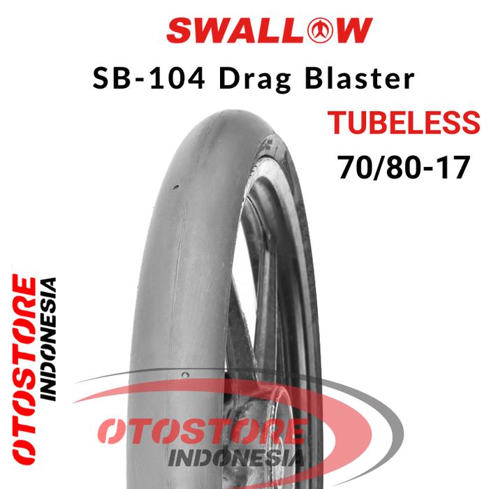 Ban Luar Motor Swallow SB-104 Drag blaster 70/80-17 RING 17 Tubeless