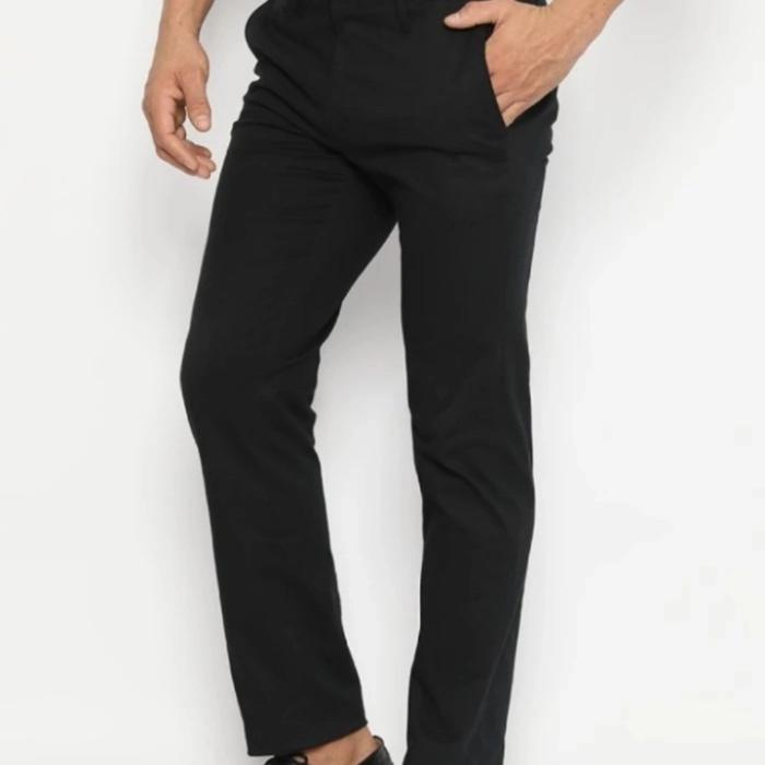 JOBB Celana panjang Formal Black Tescar/Modern slim fit- 36 - 36