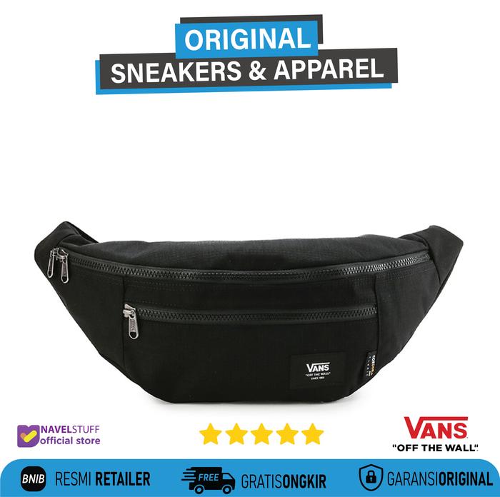 VANS Ward Cross Body Pack Black Bag (Waistbag /Tas Slempang) Original