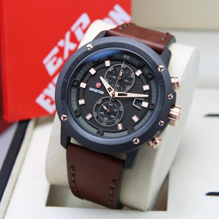 JAM TANGAN PRIA ORIGINAL EXPEDITION E6820 / 6820 - BROWN