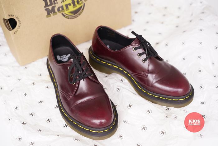 Dr. Martens Vegan 1461 Cherry Red Size 37 (UK 4)