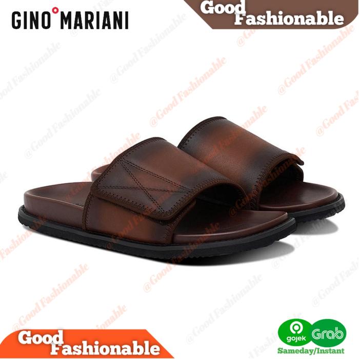 Sandal Gino Mariani Elbert Bahan Leather 100% Original