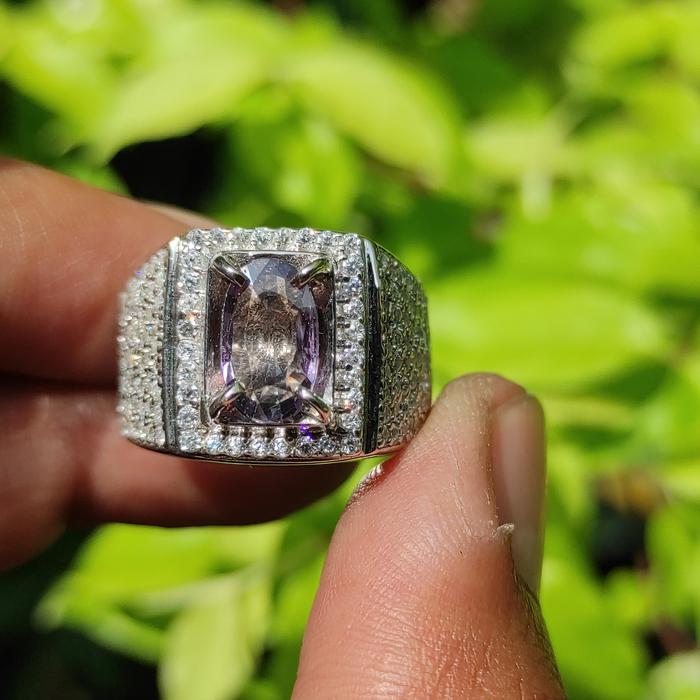 Natural Purplish Blue Sapphire Corundum, Madagascar, Memo By KGL Lab