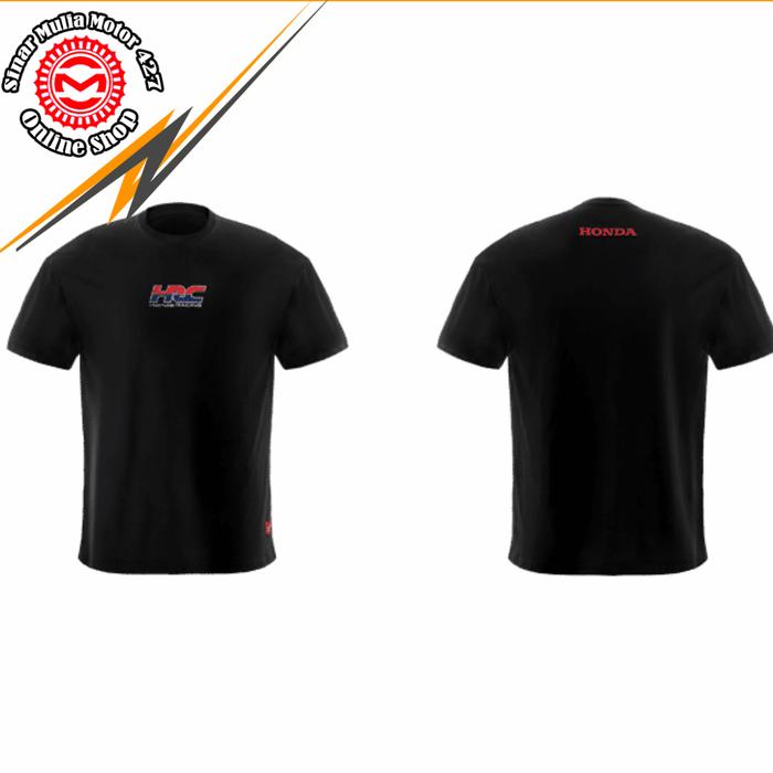 Black Tsirt HRC22 Kaos HRC Apparel Honda Ori AHM
