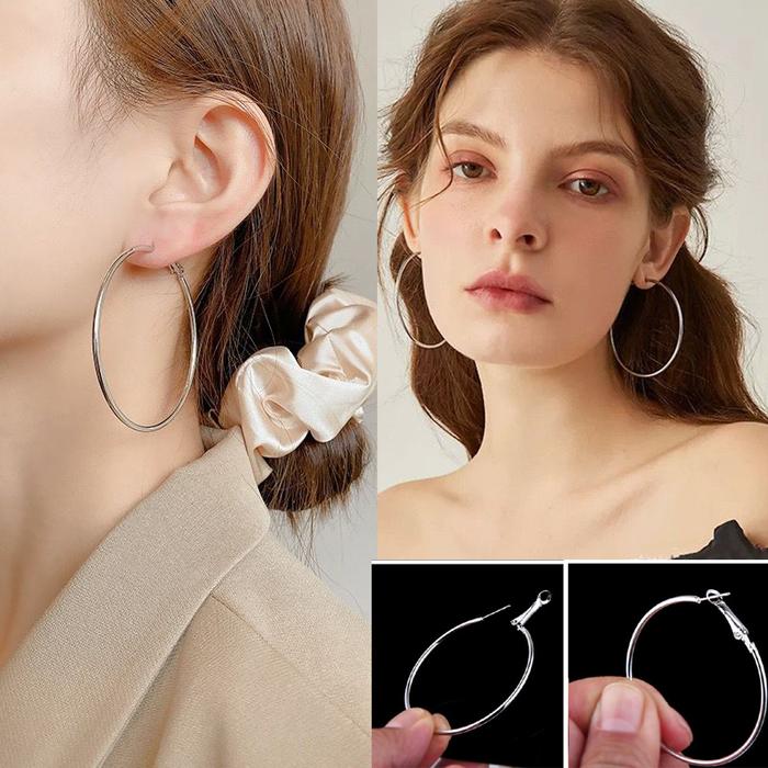 Anting Bulat Lingkaran Anting Bulat Besar Anting Bulat Kecil