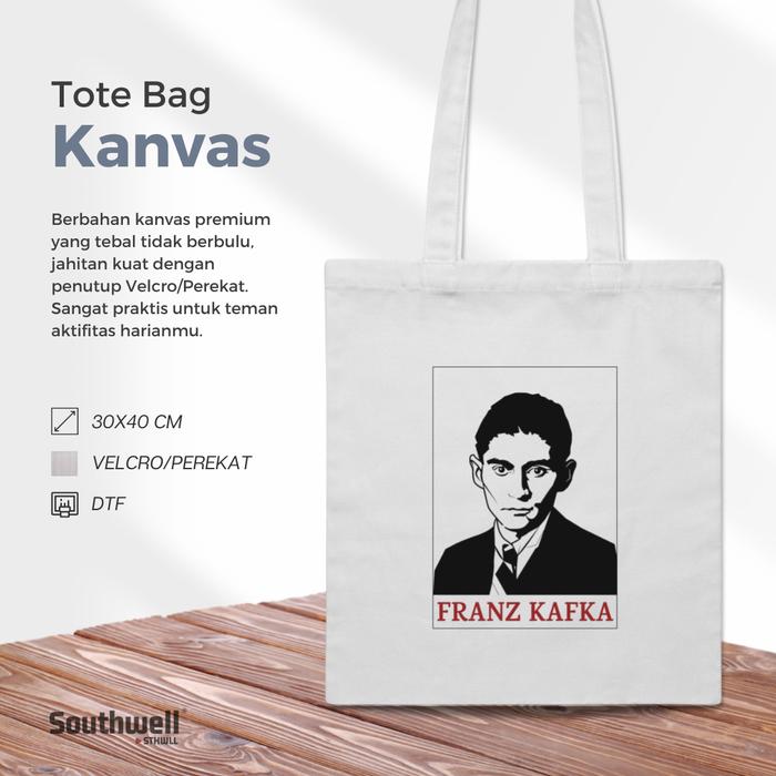 Franz Kafka Totebag Kanvas