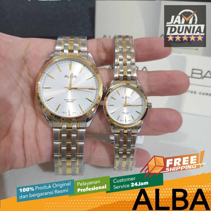 JAM TANGAN PRIA DAN WANITA ALBA ORI JAM TANGAN  COUPLE ORIGINAL ALBA ARX112X1 and JAM ALBA ARX132X1 