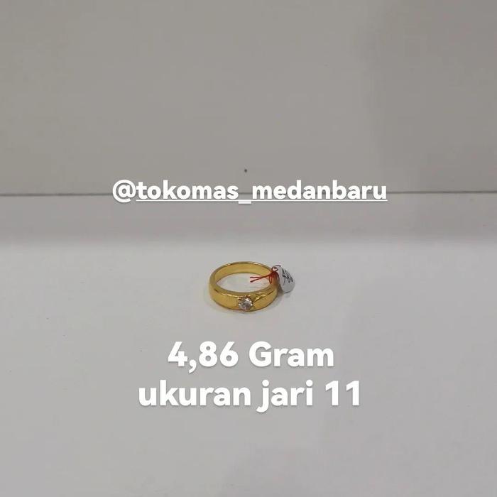 Cincin Mata 1 Mas 16K 4,86 Gram