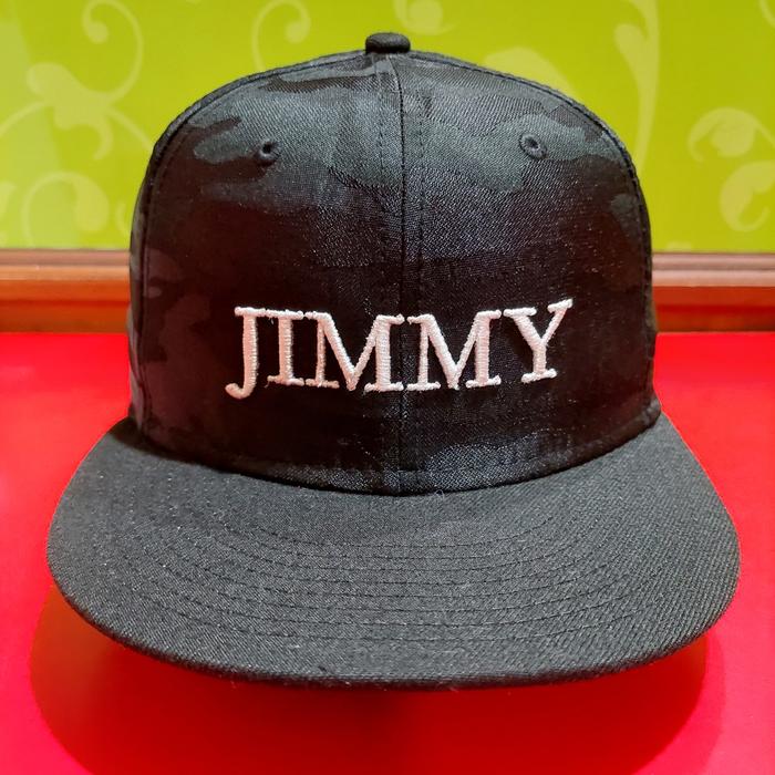 Topi Snapback New Era Custom Name Jimmy Camo Second