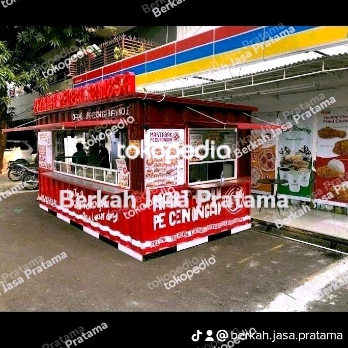 booth container Bekasi kota kekinian
