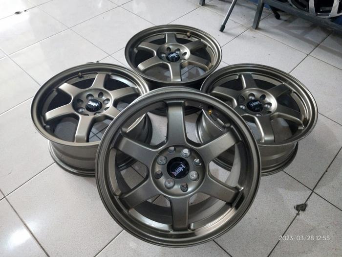 velg mobil bekas hsr tokyo ring 16x7 pcd 4x100/114 avanza jazz yaris