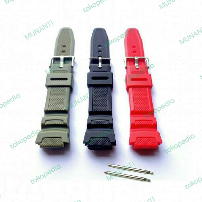 Strap tali jam tangan Skmei 1998 rubber tali jam SKMEI 1998 free pen