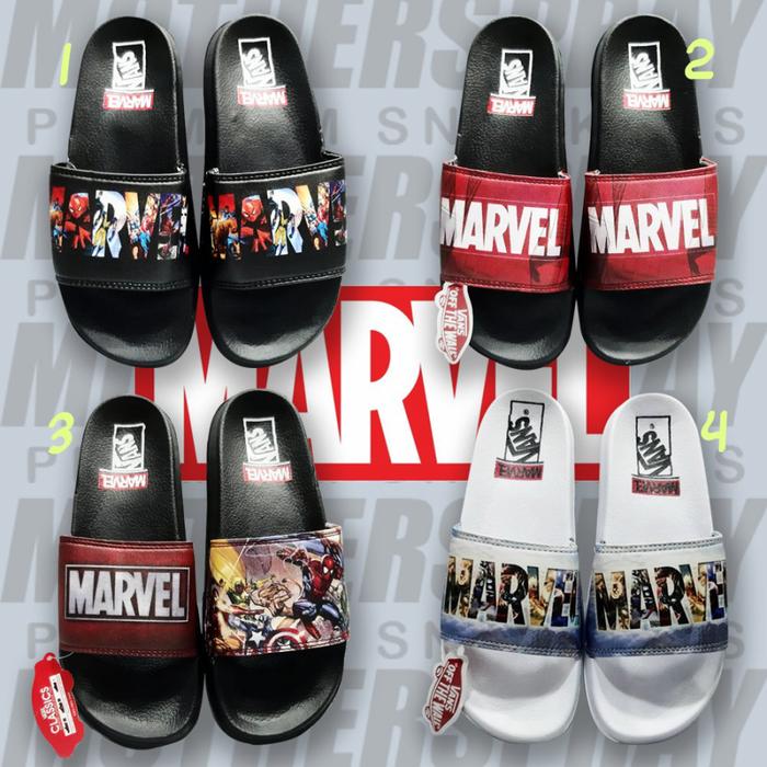 Murah SANDAL VANS X MARVEL IMPORT MODEL SILIDE