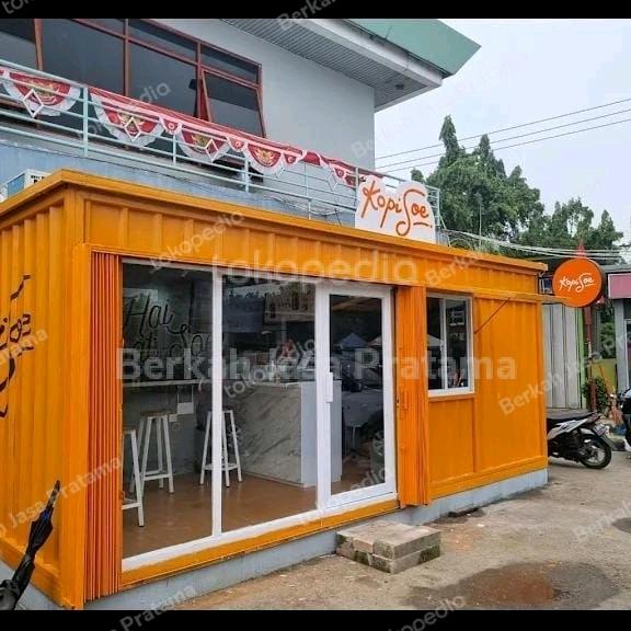 Caffe booth container kekinian