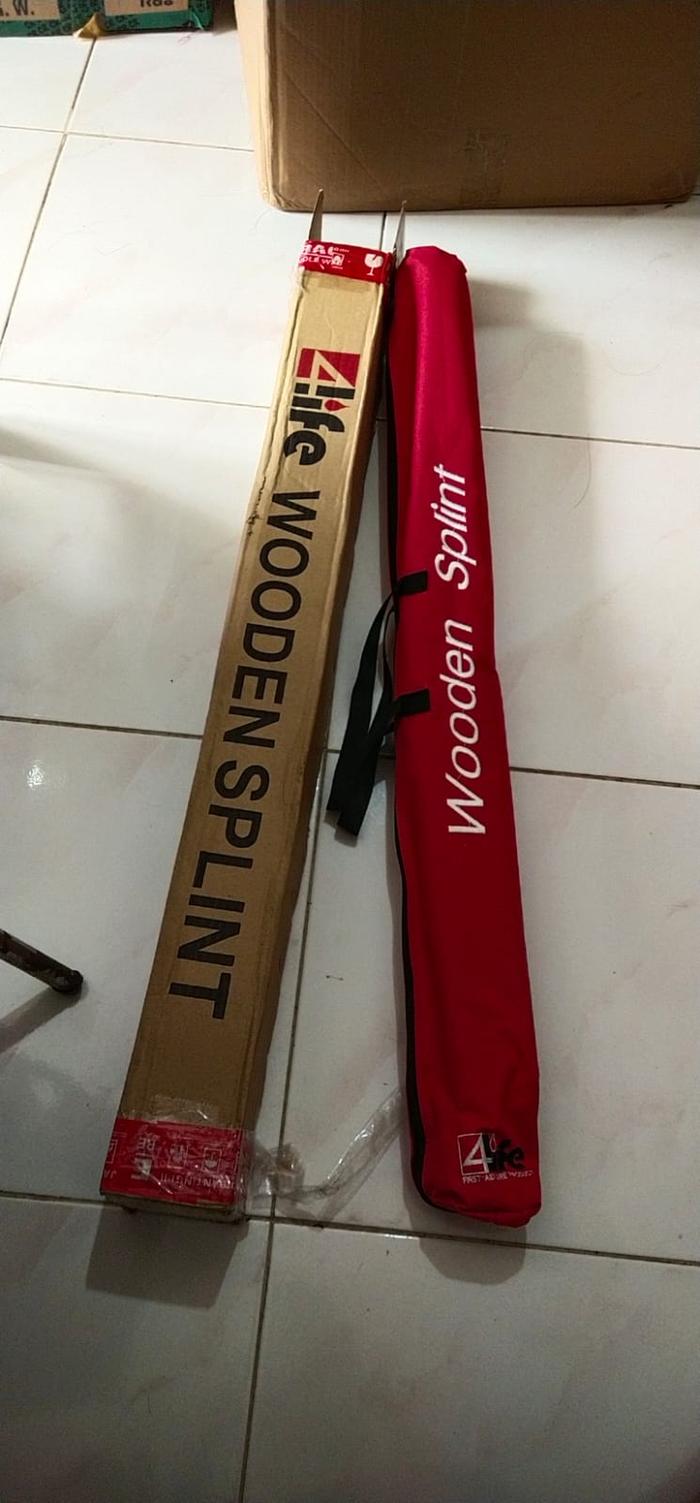 4Life Bidai Kayu Isi 4 Pcs / Bidai Kayu Untuk Patah Tulang