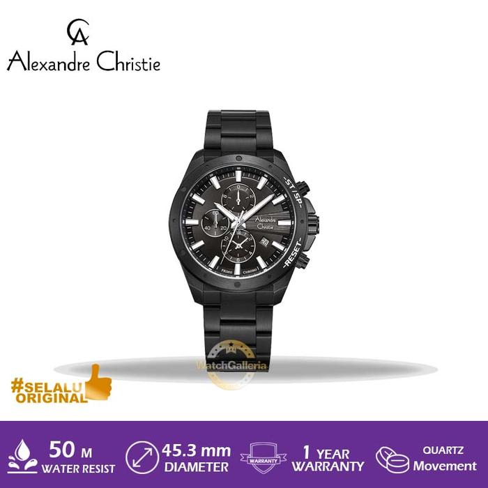 Jam Tangan Pria Alexandre Christie AC 6669 MCBIPBA Original Murah