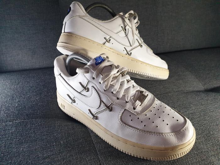 Sepatu bekas nike AlRF0RCE   1 triple white 07 size 40 good condition