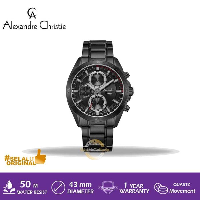 Jam Tangan Pria Alexandre Christie AC 6581 MF BIPBA Original Murah