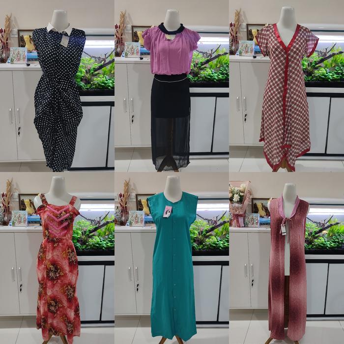 preloved dress panjang long dress outer casual murah bagus thrift