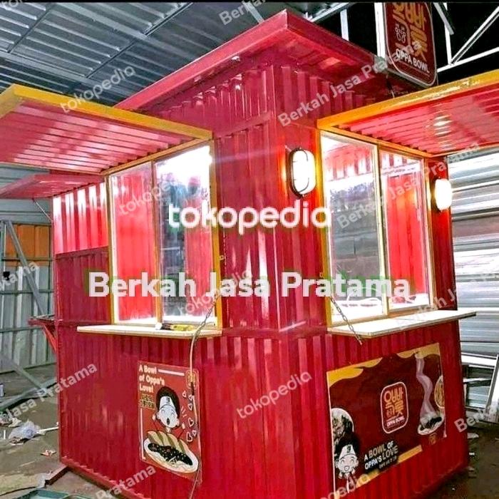 Booth container custom kota Bekasi